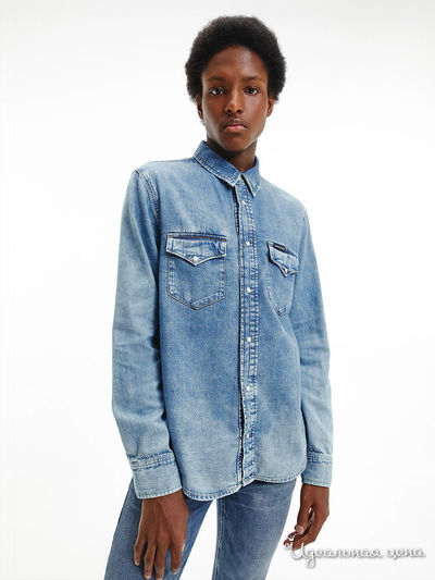 Сорочка Calvin Klein, цвет синий