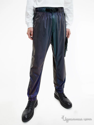 Брюки Calvin Klein, цвет фиолетовый