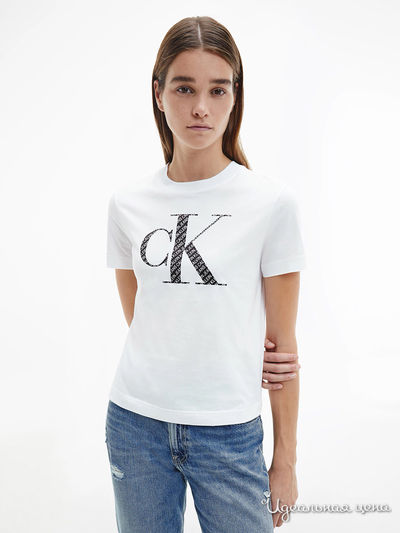 Футболка Calvin Klein, цвет белый