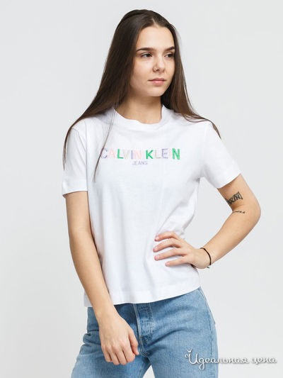 Футболка Calvin Klein, цвет белый