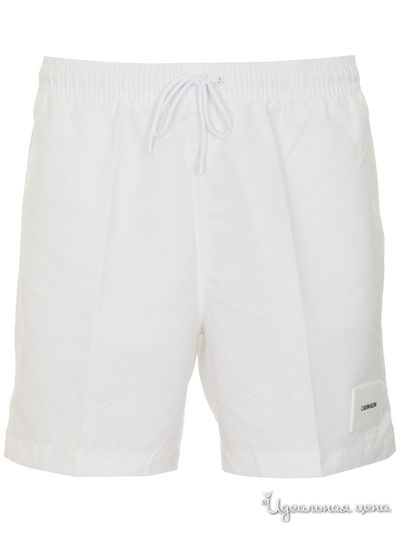 Шорты плавательные Calvin Klein, цвет белый