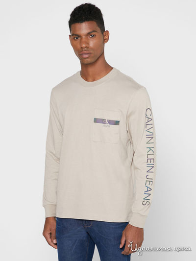 Футболка Calvin Klein, цвет бежевый