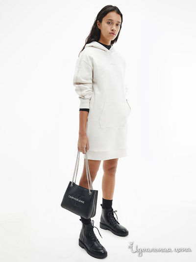 Платье Calvin Klein, цвет молочный