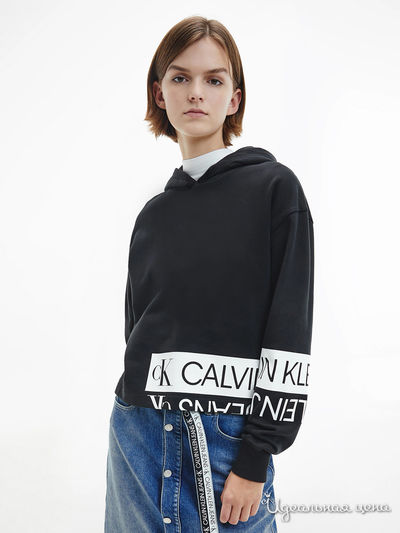 Худи Calvin Klein, цвет черный