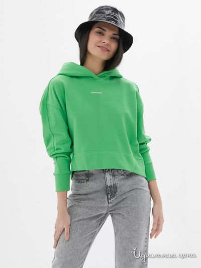 Худи Calvin Klein, цвет зеленый