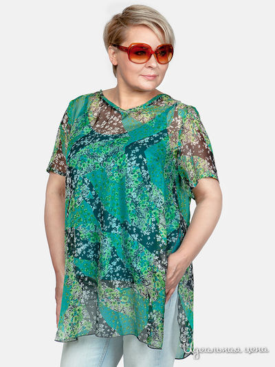 Твинсет Svesta, цвет серо-бирюзовый