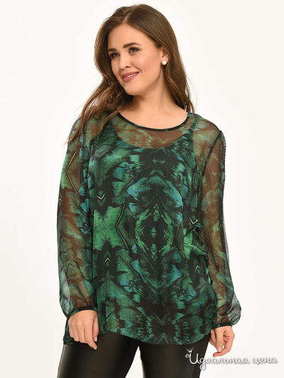 Твинсет Svesta, цвет черный, зеленый