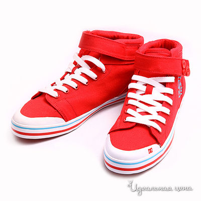 Кеды DC, цвет цвет красный