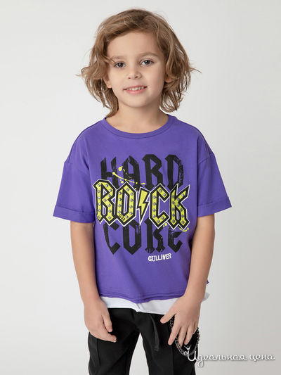 Футболка Gulliver, цвет фиолетовый