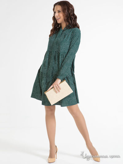 Платье Prima Linea, цвет изумрудный