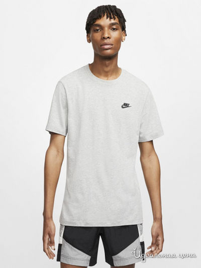Футболка Nike, цвет серый