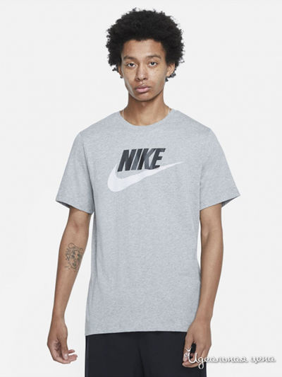 Футболка Nike, цвет серый