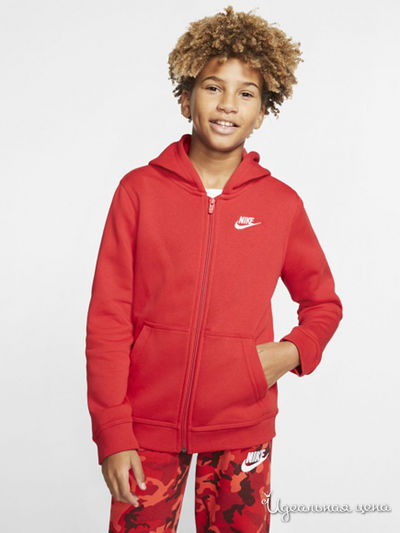 Толстовка Nike, цвет красный