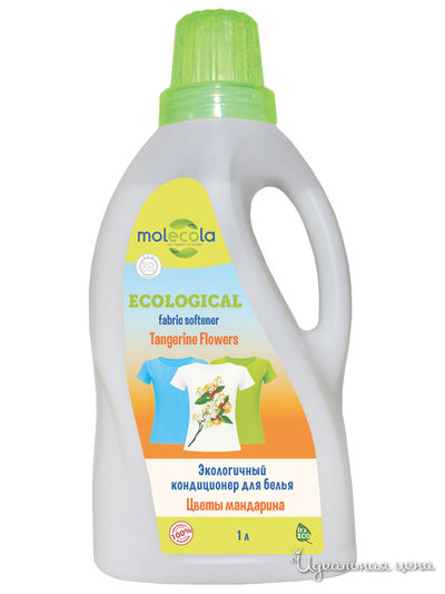 Кондиционер для белья Цветы мандарина экологичный, 1л MOLECOLA
