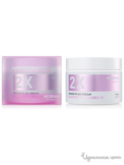 Крем Двойной уход для восстановления эластичности с коллагеном (100мл) MEDIPAM