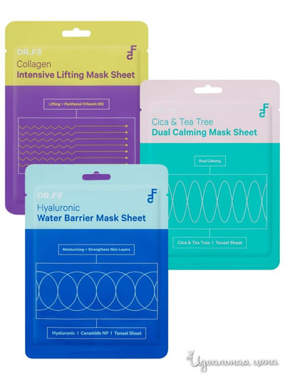 Набор масок "Наука красоты" (3*23г) DR.F5