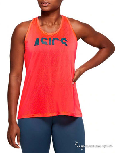 Майка ASICS, цвет красный