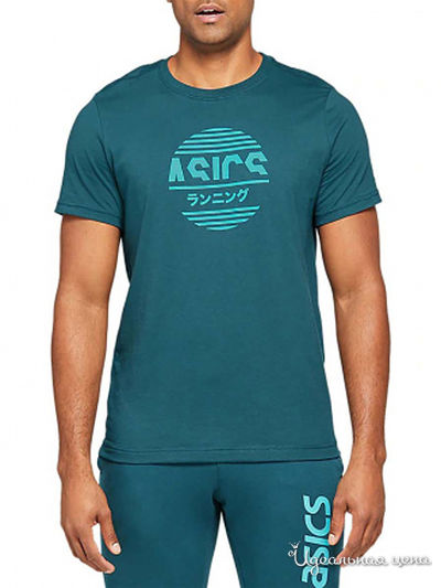 Футболка ASICS, цвет синий