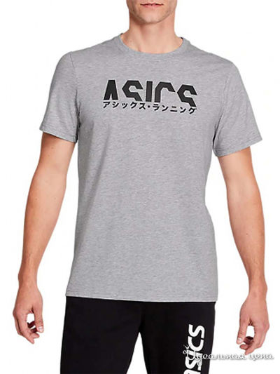 Футболка ASICS, цвет серый