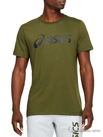 Футболка ASICS, цвет зеленый