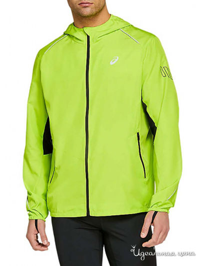 Ветровка ASICS, цвет зеленый