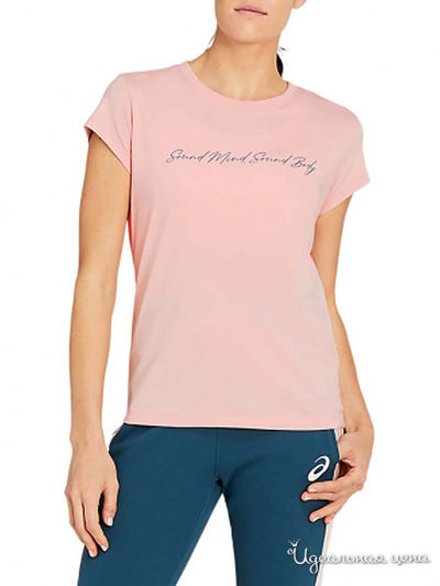 Футболка ASICS, цвет розовый