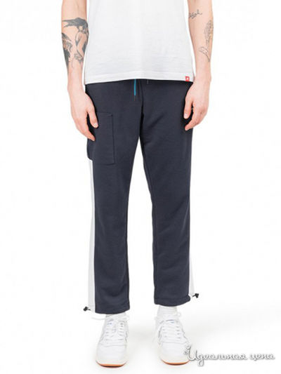 Брюки New Balance, цвет темно-серый