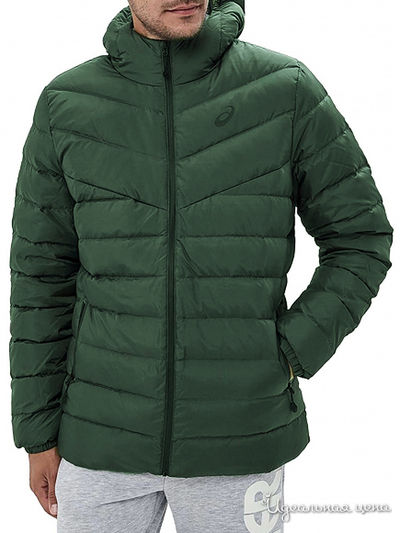 Пуховик ASICS, цвет зеленый