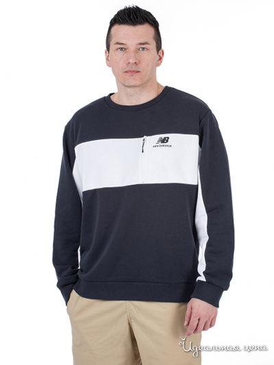 Джемпер New Balance, цвет темно-серый