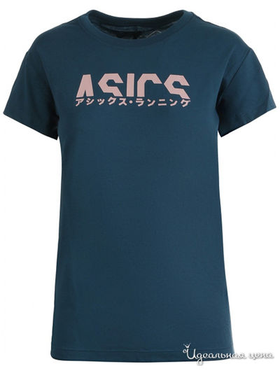 Футболка ASICS, цвет темно-синий