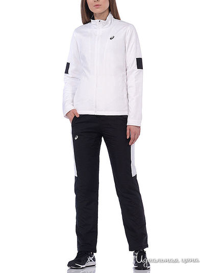 Костюм спортивный ASICS, цвет белый, черный