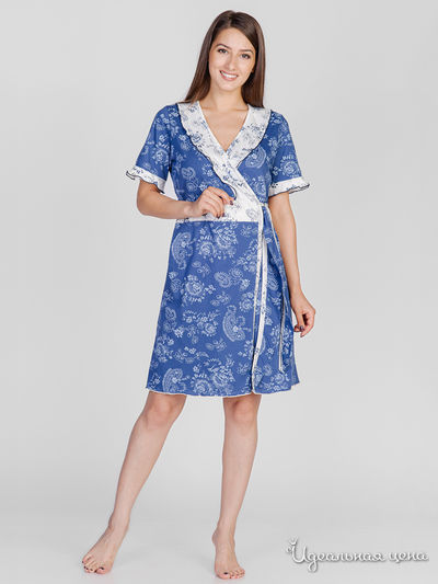 Халат домашний Dianida, цвет синий
