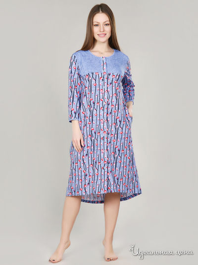 Халат домашний Dianida, цвет голубой