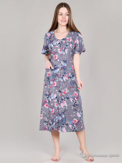 Халат домашний Dianida, цвет темно-серый