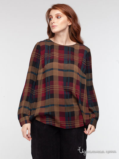 Блуза GRIOL, цвет бордовый