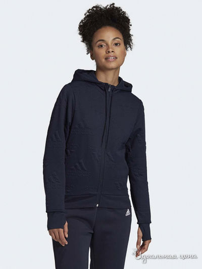 Толстовка Adidas, цвет черный