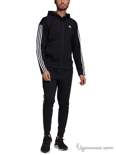 Костюм спортивный Adidas, цвет черный