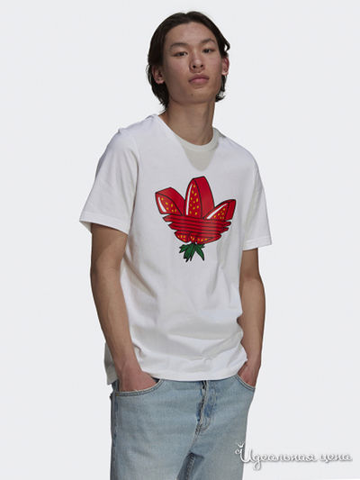 Футболка Adidas, цвет белый