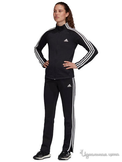 Костюм спортивный Adidas, цвет черный