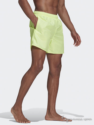 Шорты Adidas, цвет салатовый