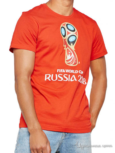 Футболка Adidas, цвет красный