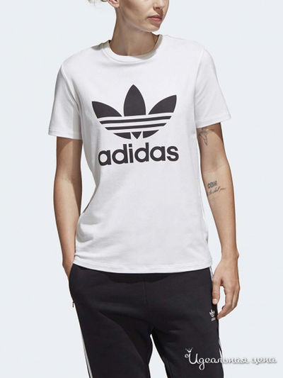 Футболка Adidas, цвет белый