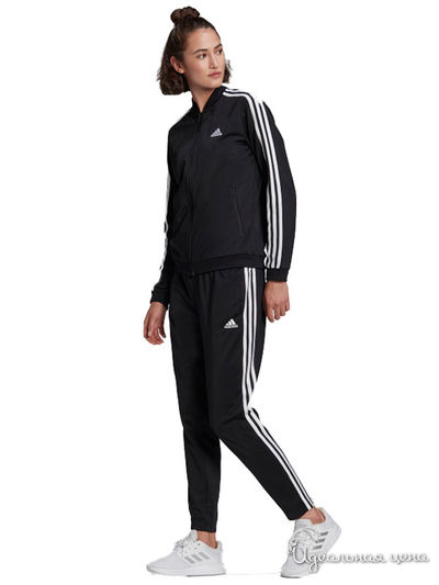 Костюм спортивный Adidas, цвет черный