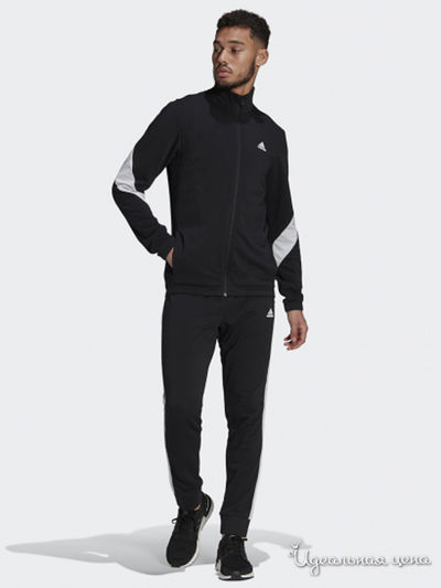 Костюм спортивный Adidas, цвет черный