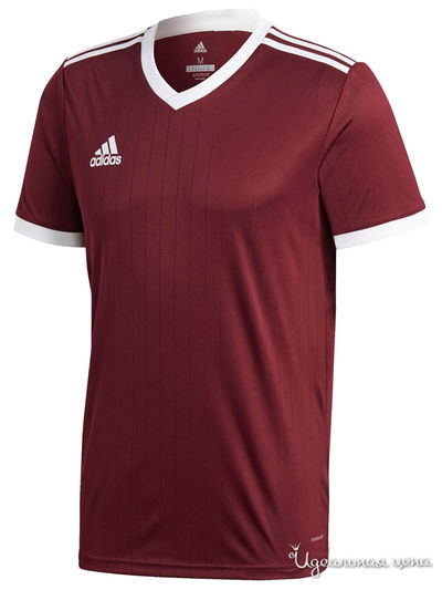 Футболка Adidas, цвет бордовый