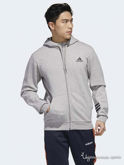 Толстовка Adidas, цвет серый