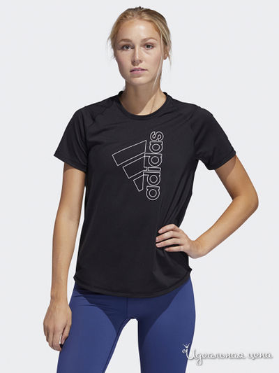 Футболка Adidas, цвет черный