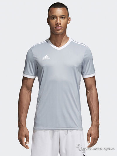 Футболка Adidas, цвет серый