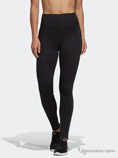 Леггинсы Adidas, цвет черный