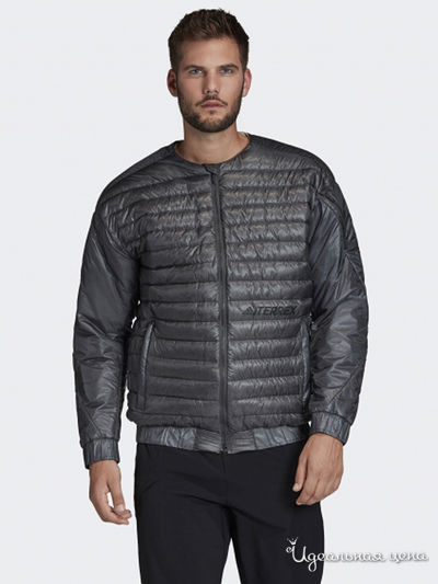 Пуховик Adidas, цвет серый